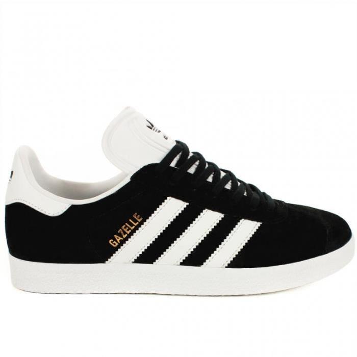 adidas gazelle femme noir et blanche